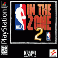 NBA in the Zone 2 Playstation US box art